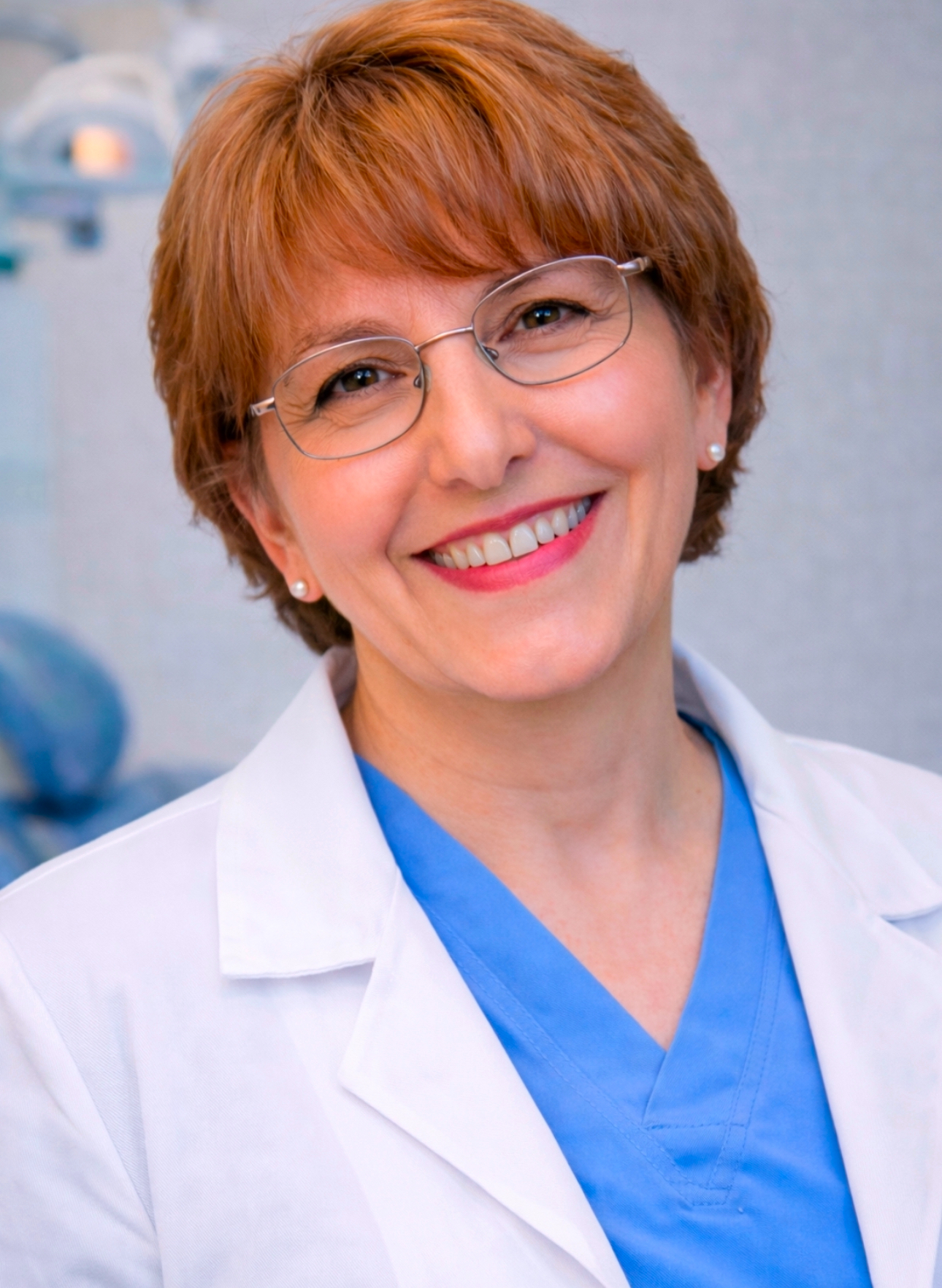 Dr. Nour Masud in clinical attire
